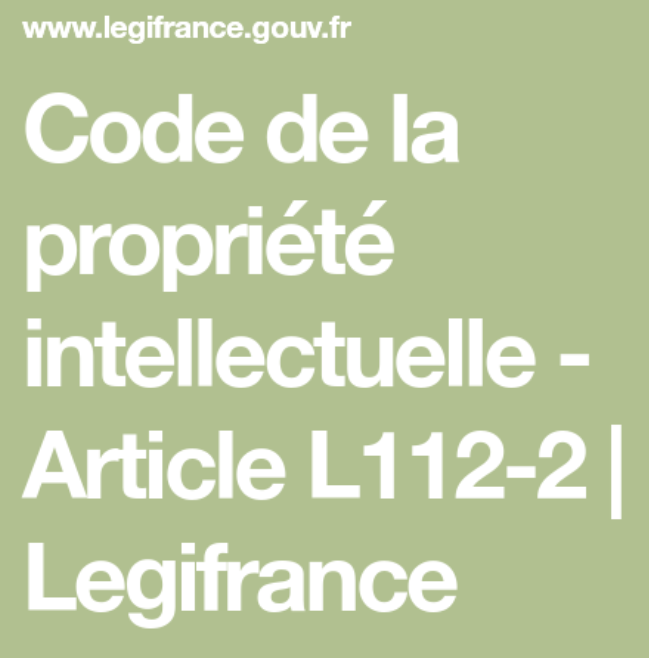 code de la propriété intellectuelle